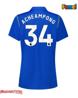 Chelsea Josh Acheampong #34 Tricou Fotbal Replică 2026-27 Femei Acasa Chelsea Josh Acheampong #34 Tricou Fotbal Replică 2026-27 Femei Acasa